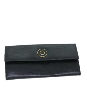 Long Leather Wallet with Multiple Pockets and Classic Design