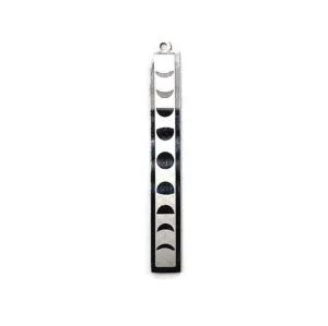 1, 4 or 20 Pieces: Stainless Steel Moon Phases Bar Pendant