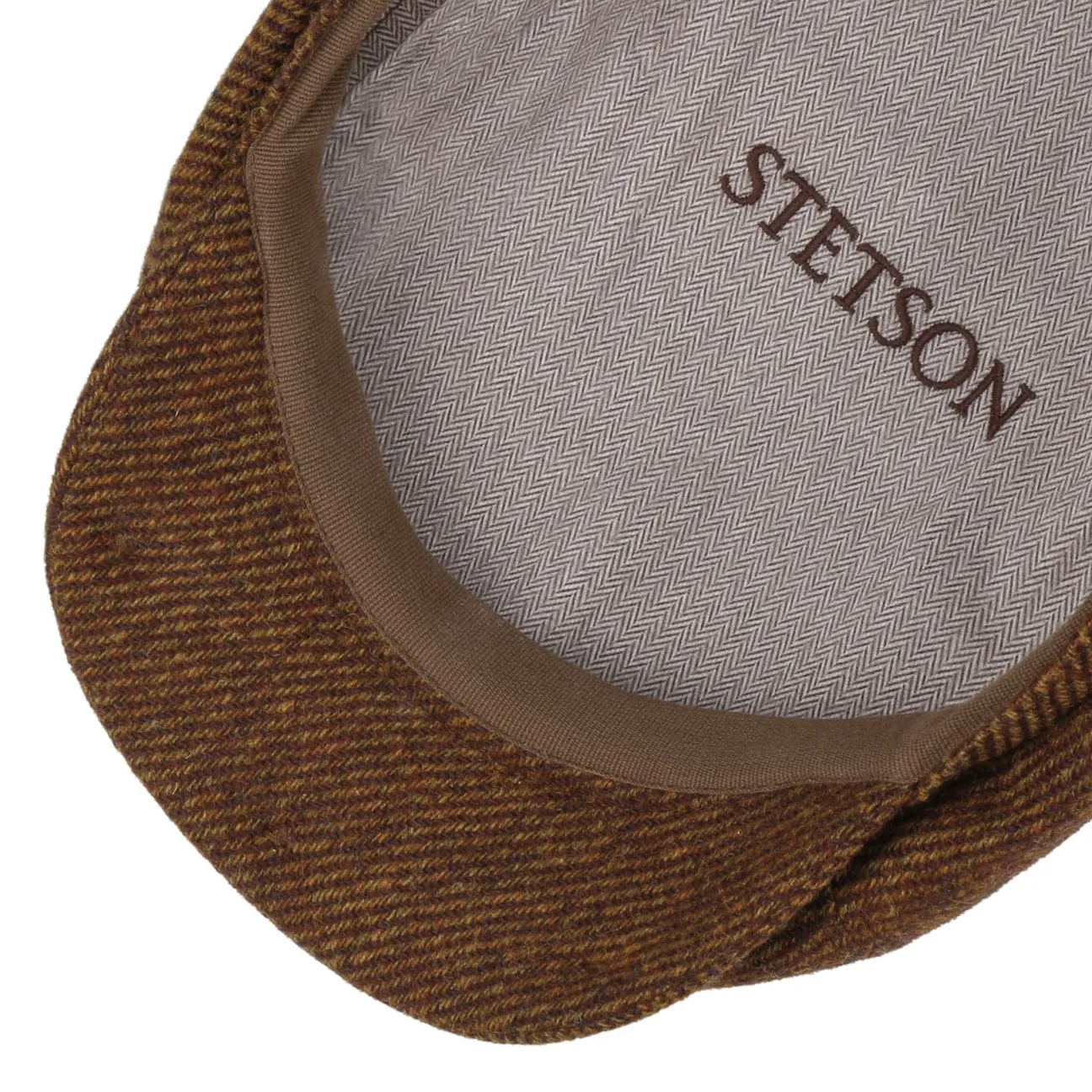 Bendavoa Wool 6 Panel Flat Cap by Stetson