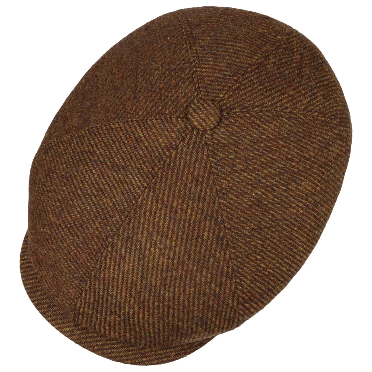 Bendavoa Wool 6 Panel Flat Cap by Stetson