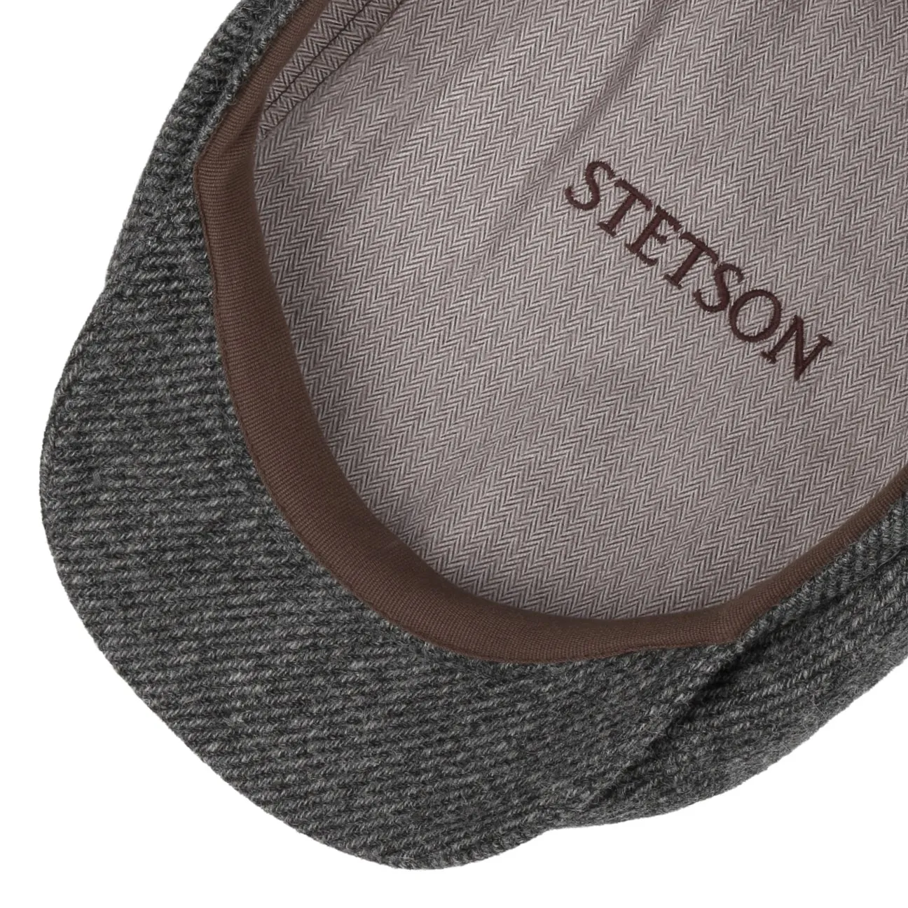 Bendavoa Wool 6 Panel Flat Cap by Stetson