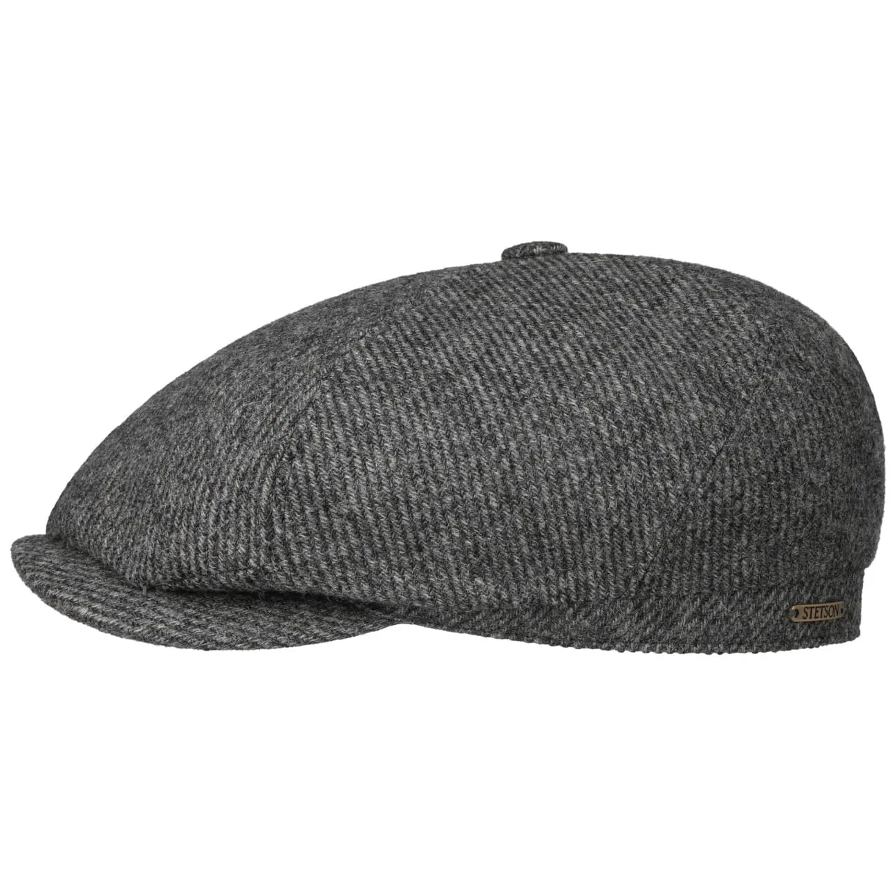 Bendavoa Wool 6 Panel Flat Cap by Stetson