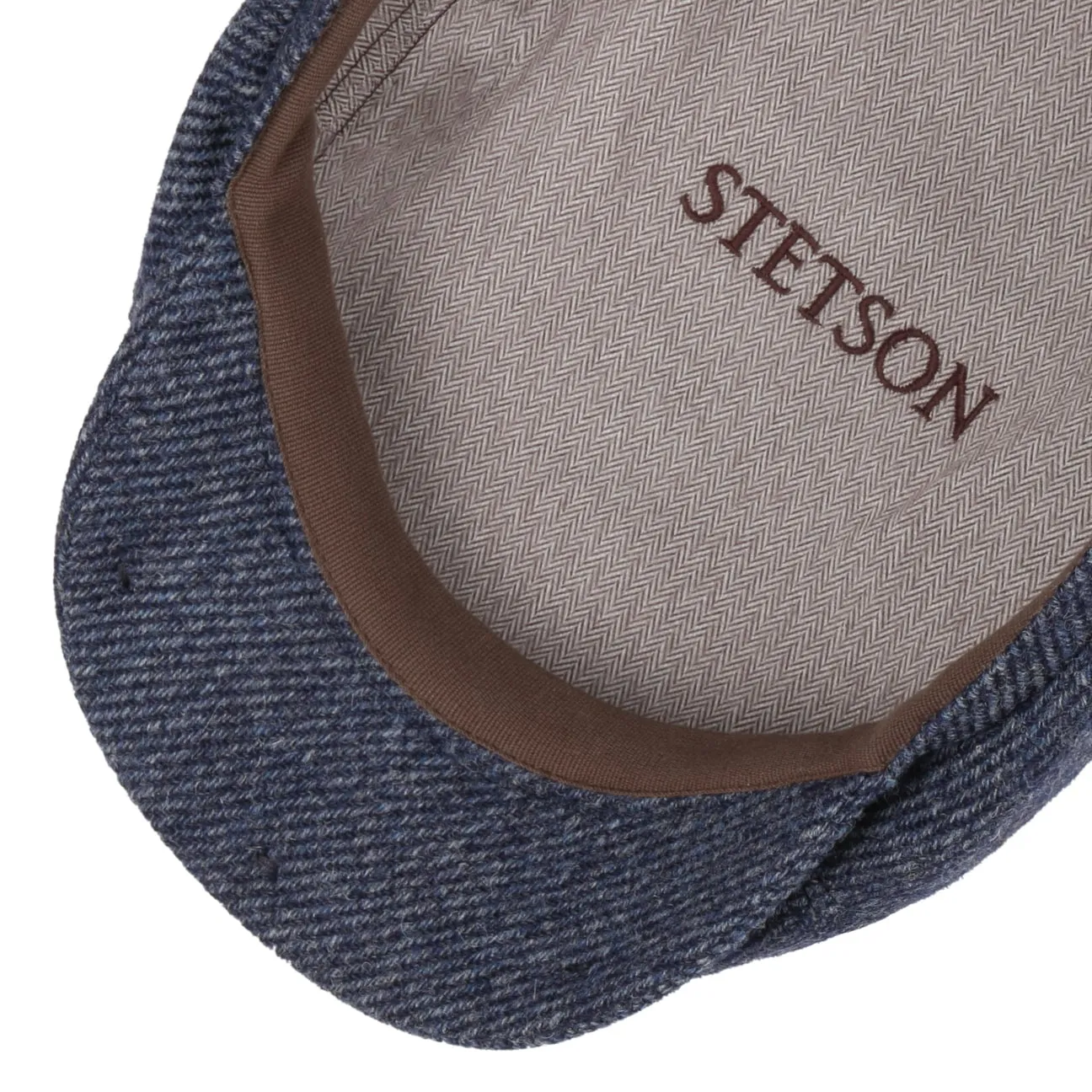 Bendavoa Wool 6 Panel Flat Cap by Stetson