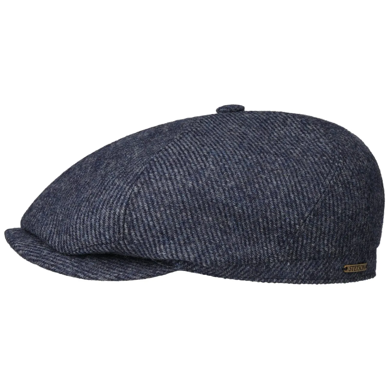 Bendavoa Wool 6 Panel Flat Cap by Stetson