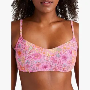 Billabong Womens La Plage Vintage Bikini Top Pink