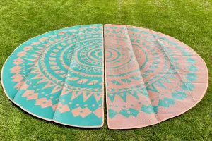 Boho Style Bell Tent Floor Matting Cover | 13' (4M)