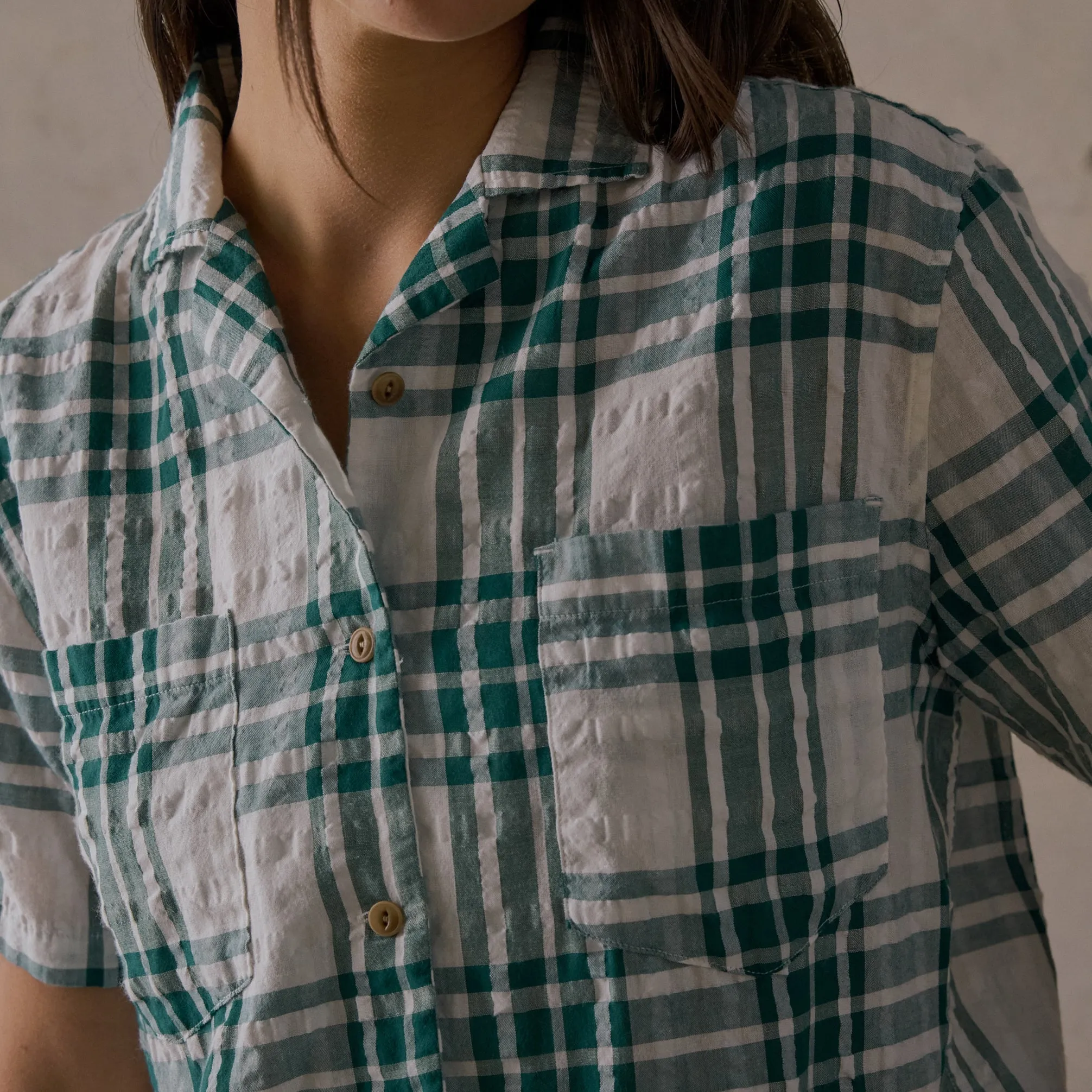 Boxy Button Up Shirt