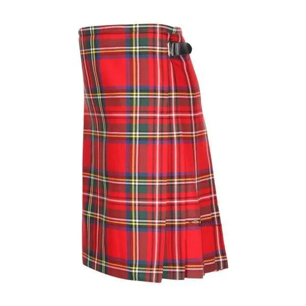 Boys Casual Polyviscose Kilt - Royal Stewart