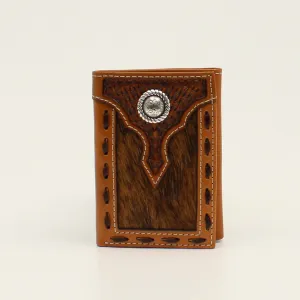 Cowhide Trifold Wallet