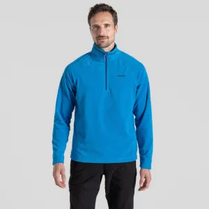 Craghoppers Mens Corey Half-Zip Fleece-BLUE