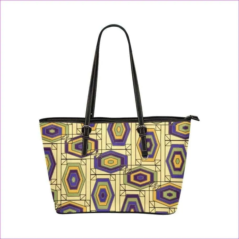 Geode in Color Leather Tote - 7 colors