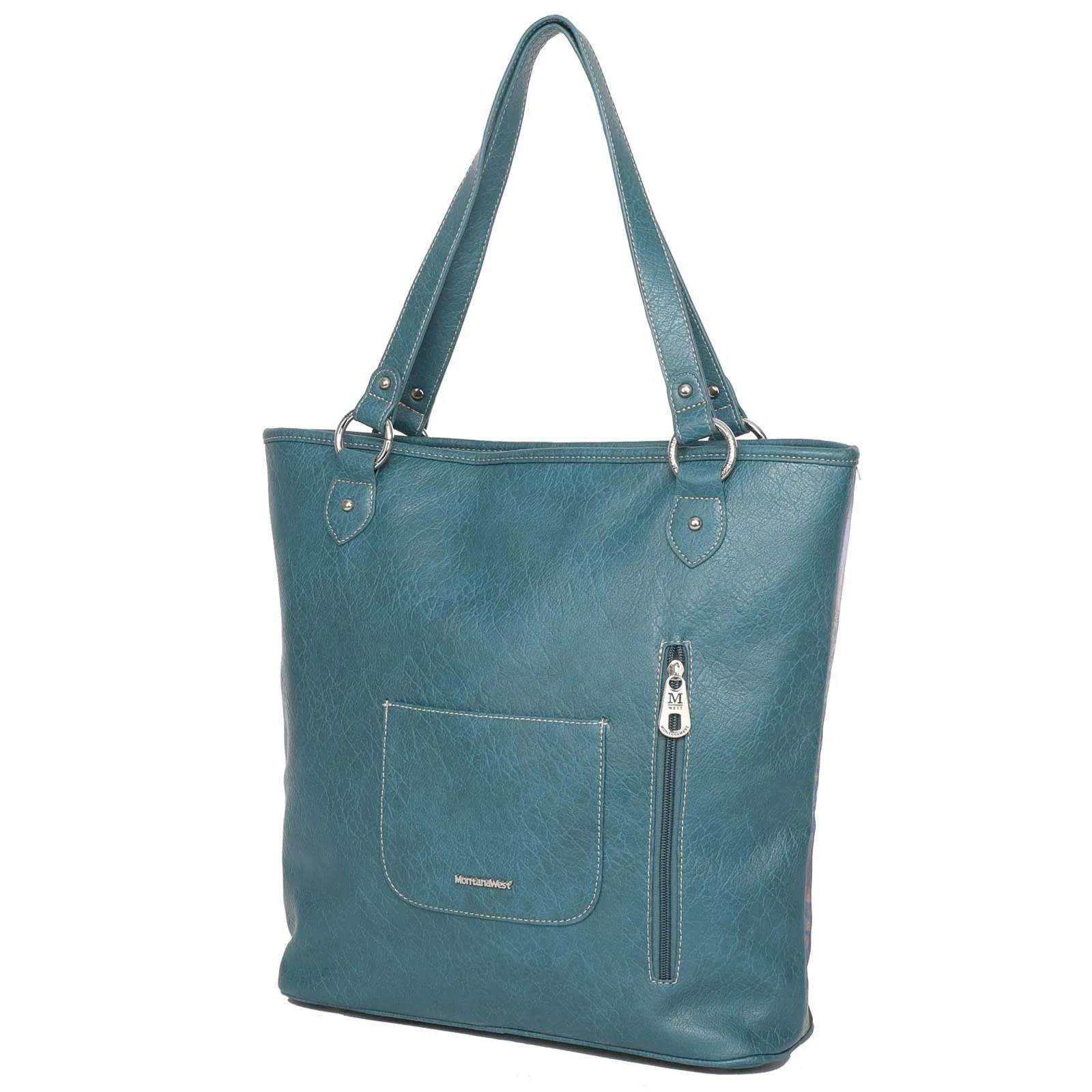 MW1022G-8113  Montana West Horse Print Concealed Carry Tote