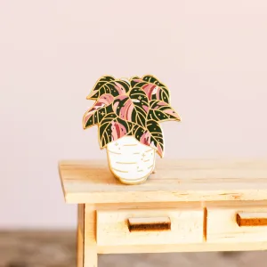 Pink Princess Philodendron Enamel Pin