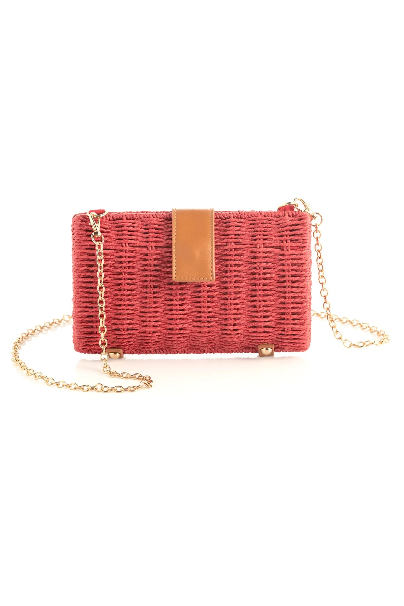 Shiraleah Augustine Clutch, Red - FINAL SALE ONLY