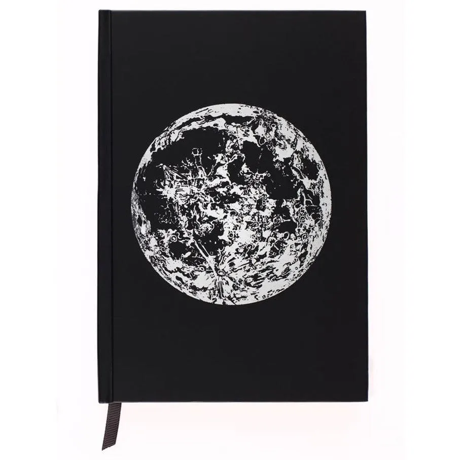 Silver Moon Metallic Notebook